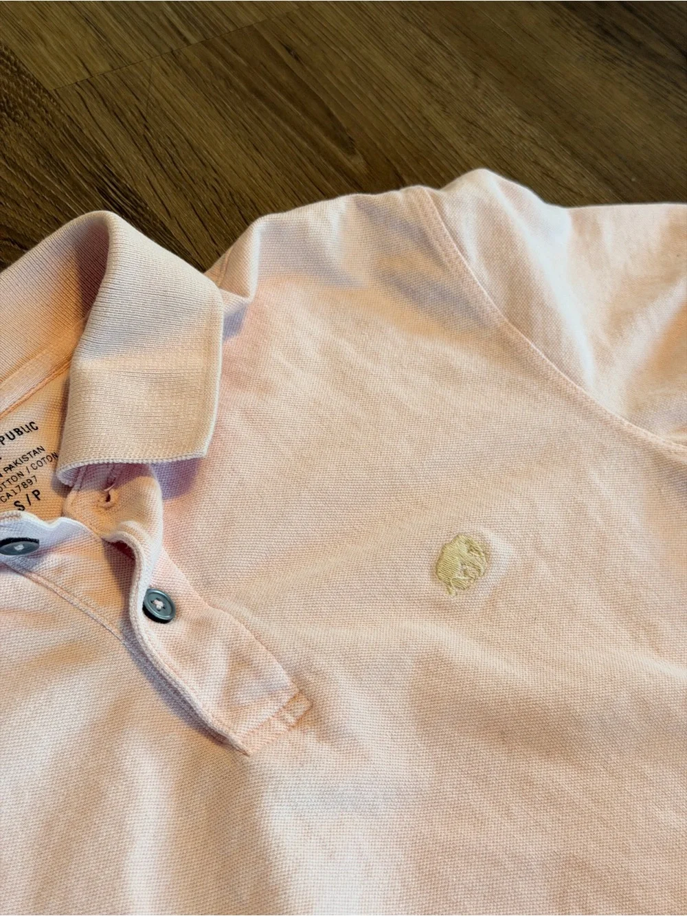 Banana Republic light pink Polo